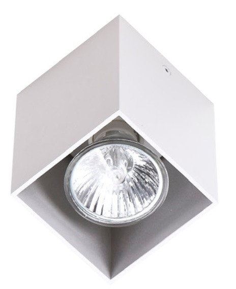 Reflektor spot PET SQUARE biały 1xGU10x10W wym:9x7x7cm IP20 Maxlight 1037448