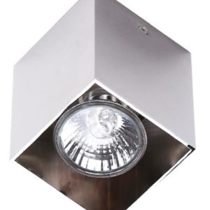 Reflektor spot PET SQUARE chromowany 1xGU10x10W wym:9x7x7cm IP20 Maxlight 1037425 Reflektor spot PET SQUARE chromowany 1xGU10x10W wym:9x7x7cm IP20 Maxlight 1037425