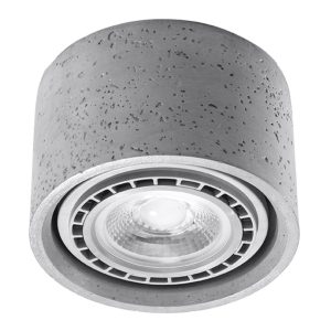 Reflektor spot PRIMO szary 1xGU10x40W wym:10x14x14cm IP20 Pure Lume 1034239 Reflektor spot PRIMO szary 1xGU10x40W wym:10x14x14cm IP20 Pure Lume 1034239