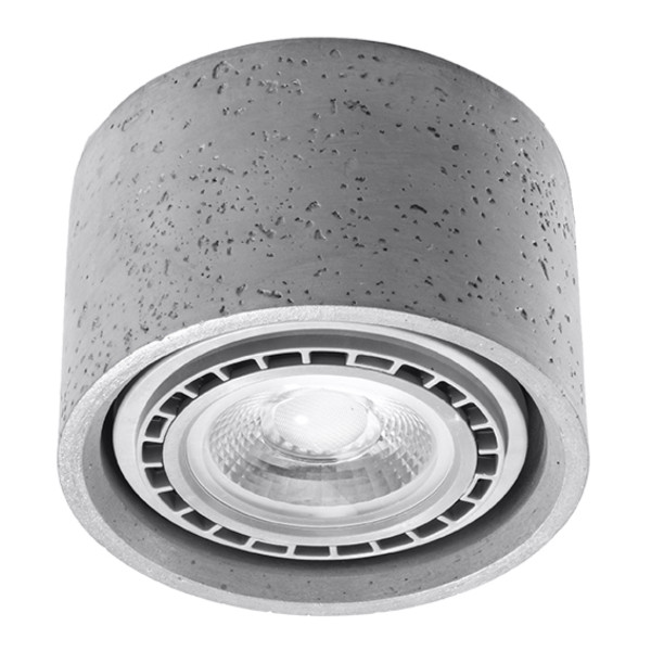 Reflektor spot PRIMO szary 1xGU10x40W wym:10x14x14cm IP20 Pure Lume 1034239