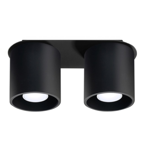 Reflektor spot RONDEO czarny 2xGU10x40W wym:12x26x10cm IP20 Pure Lume 991483
