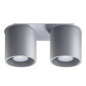Reflektor spot RONDEO szary 2xGU10x40W wym:12x26x10cm IP20 Pure Lume 991581 Reflektor spot RONDEO szary 2xGU10x40W wym:12x26x10cm IP20 Pure Lume 991581