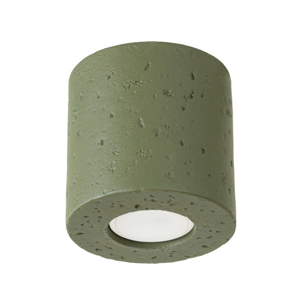 Reflektor spot RONDEO zielony oliwkowy 1xGU10x10W IP20 Pure Lume 991541