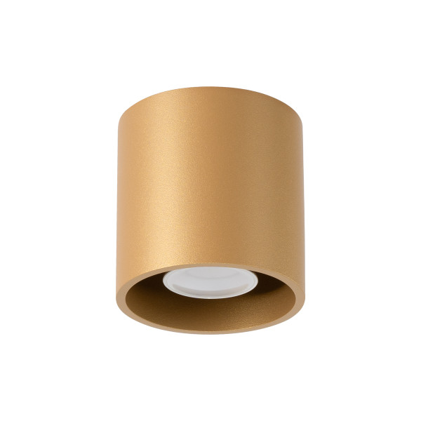 Reflektor spot RONDEO złoty 1xGU10x10W wym:10x10x10cm IP20 Pure Lume 991587