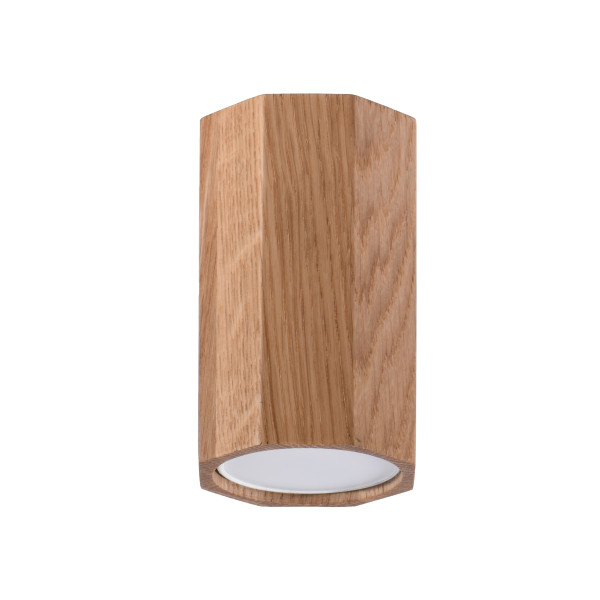 Reflektor spot RUVANO ciemne drewno 1xGU10x40W wym:10x6x6cm IP20 Pure Lume 1035568