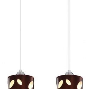 Reflektor spot Spots klosze z wyciętymi wzorami brąz 2xE14x40W IP20 Italux 1051784 Reflektor spot Spots klosze z wyciętymi wzorami brąz 2xE14x40W IP20 Italux 1051784