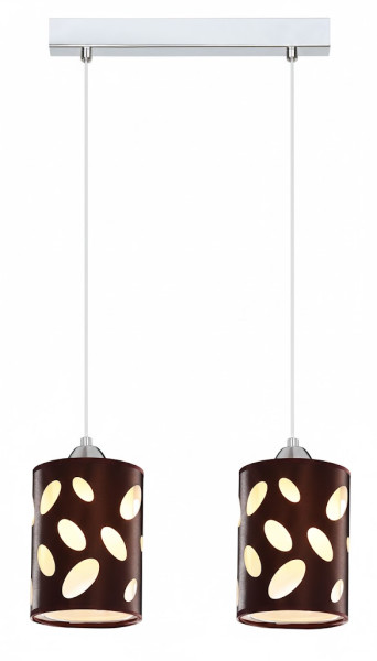 Reflektor spot Spots klosze z wyciętymi wzorami brąz 2xE14x40W IP20 Italux 1051784