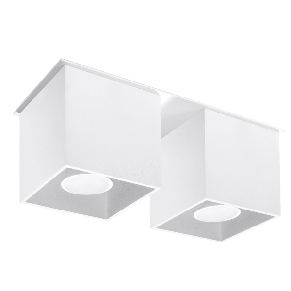 Reflektor spot TETRIS biały 2xGU10x40W wym:12x26x10cm IP20 Pure Lume 991590