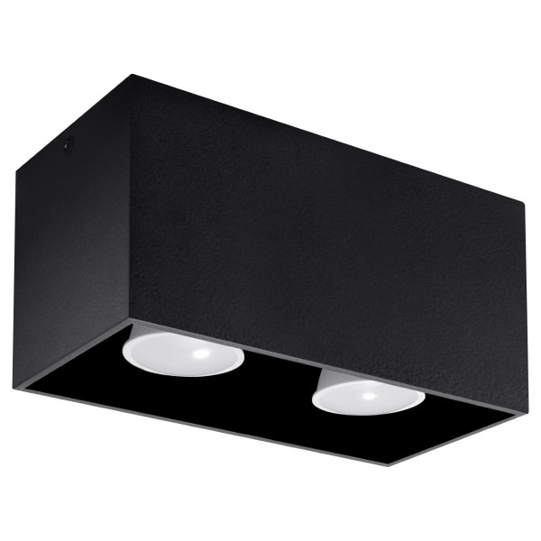 Reflektor spot TETRIS czarny 2xGU10x40W wym:10x20x10cm IP20 Pure Lume 991482