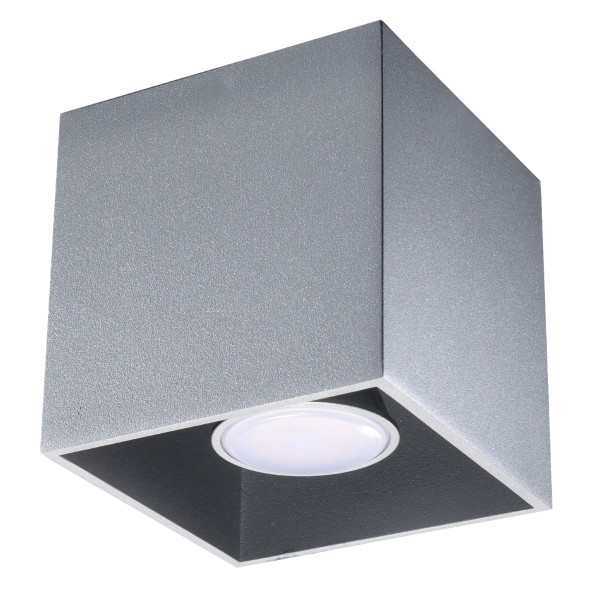 Reflektor spot TETRIS szary 1xGU10x40W wym:10x10x10cm IP20 Pure Lume 991489