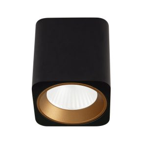 Reflektor spot TUB kwadratowy czarny LED 7W 3000 K 572lm IP20 Maxlight 1039037 Reflektor spot TUB kwadratowy czarny LED 7W 3000 K 572lm IP20 Maxlight 1039037