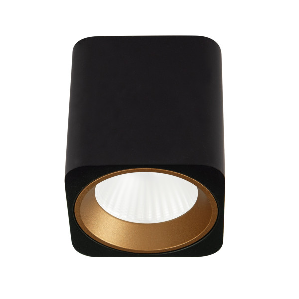 Reflektor spot TUB kwadratowy czarny LED 7W 3000 K 572lm IP20 Maxlight 1039037