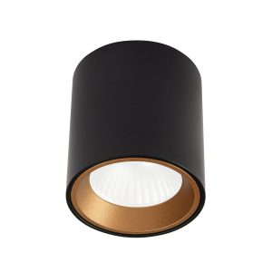 Reflektor spot TUB okrągły czarny LED 7W biały ciepły 572lm IP20 Maxlight 1038968 Reflektor spot TUB okrągły czarny LED 7W biały ciepły 572lm IP20 Maxlight 1038968