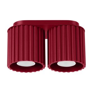 Reflektor spot VISTAO burgundowy 2xGU10x10W wym:12x21x10cm IP20 Pure Lume 991555 Reflektor spot VISTAO burgundowy 2xGU10x10W wym:12x21x10cm IP20 Pure Lume 991555