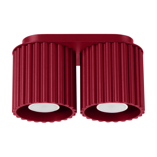 Reflektor spot VISTAO burgundowy 2xGU10x10W wym:12x21x10cm IP20 Pure Lume 991555