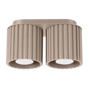 Reflektor spot VISTAO taupe 2xGU10x10W wym:12x21x10cm IP20 Pure Lume 991492 Reflektor spot VISTAO taupe 2xGU10x10W wym:12x21x10cm IP20 Pure Lume 991492