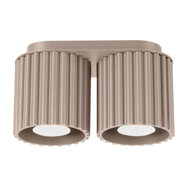 Reflektor spot VISTAO taupe 2xGU10x10W wym:12x21x10cm IP20 Pure Lume 991492