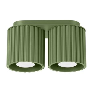 Reflektor spot VISTAO zielony oliwkowy 2xGU10x10W IP20 Pure Lume 991596 Reflektor spot VISTAO zielony oliwkowy 2xGU10x10W IP20 Pure Lume 991596