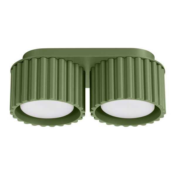 Reflektor spot VISTAO zielony oliwkowy 2xGX53x10W IP20 Pure Lume 991521