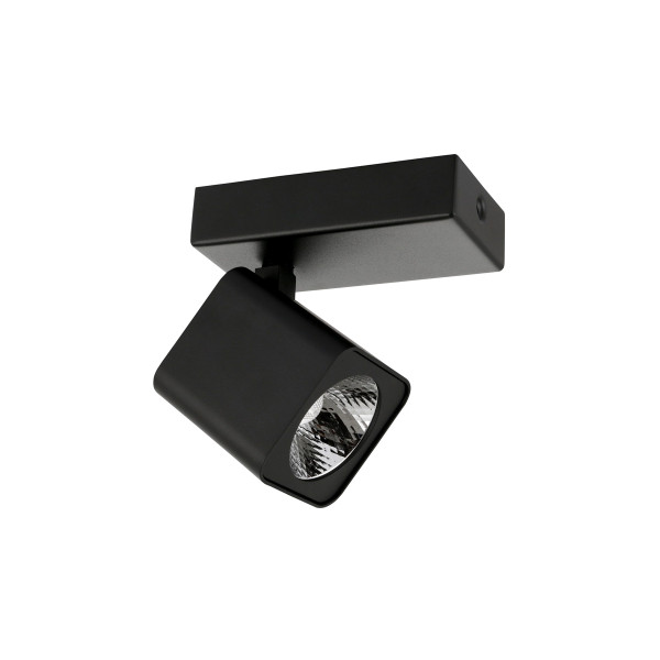 Reflektor sufitowy Aveiro ruchomy czarny LED 5W 4000 K 500lm IP20 Italux 1033955