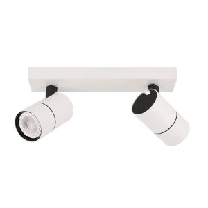 Reflektor sufitowy biało-czarny LACONI 2xGU10x35W wym:13×28,5×6,5cm Italux 866266 Reflektor sufitowy biało-czarny LACONI 2xGU10x35W wym:13×28,5×6,5cm Italux 866266