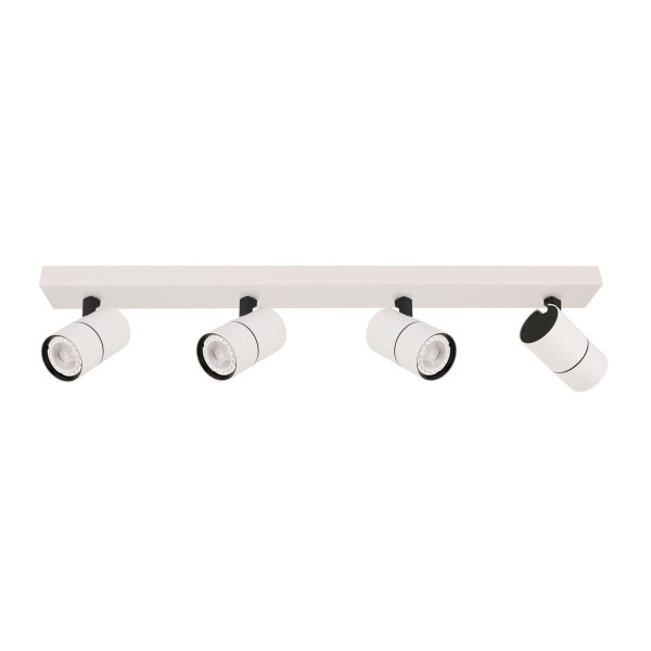 Reflektor sufitowy biało-czarny LACONI 4xGU10x35W wym:13x64,5x6,5cm Italux 865901