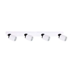Reflektor sufitowy biało-czarny LUCIEN 4xGU10x35W wym:12x76x7cm Italux 866056 Reflektor sufitowy biało-czarny LUCIEN 4xGU10x35W wym:12x76x7cm Italux 866056