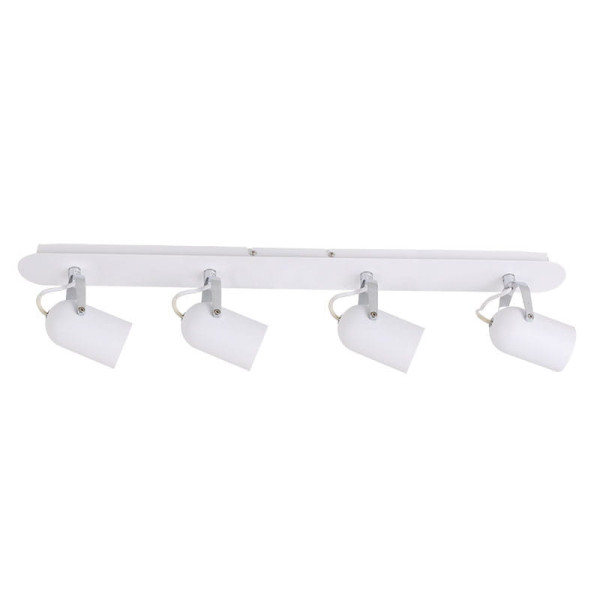 Reflektor sufitowy biały chromowany LUMEN 4xGU10x50W wym:15x79,5x8cm Italux 866744