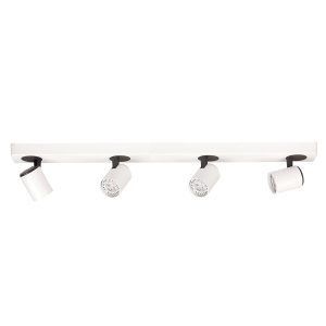 Reflektor sufitowy biały ELVIRA 4xGU10x25W wym:14x76x7cm Italux 866274 Reflektor sufitowy biały ELVIRA 4xGU10x25W wym:14x76x7cm Italux 866274