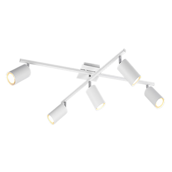 Reflektor sufitowy biały MARLEY 5xGU10x35W wym:22,4x77,4x77,5cm Trio 865896