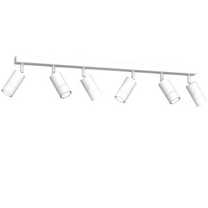 Reflektor sufitowy biały mat Link 6xGU10x8W wym:16x90x6cm Luminex 865974