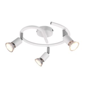 Reflektor sufitowy biały PARIS 3xGU10x35W wym:13x26x26cm RL 866750
