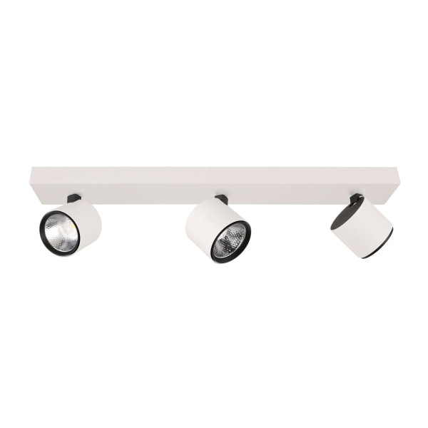 Reflektor sufitowy BONIVA biało-czarny LED 3x5W Ciepła biel 900lm Italux 866273