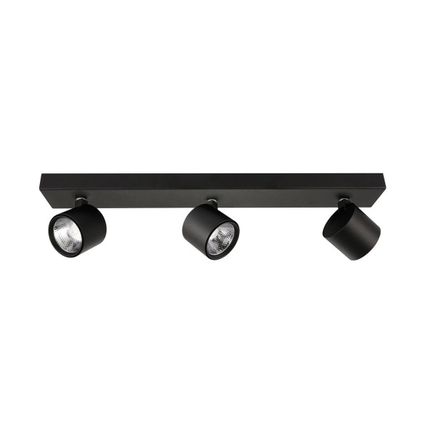 Reflektor sufitowy BONIVA czarny LED 3x5W Ciepła biel 900lm Italux 866288
