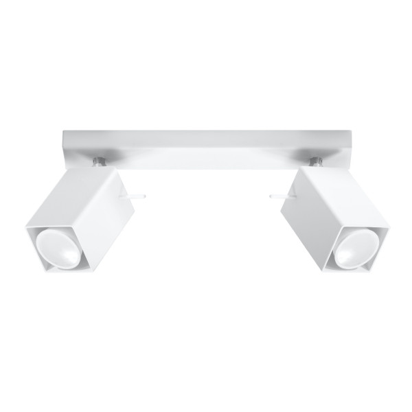 Reflektor sufitowy BRAVEA biały chromowany 2xGU10x40W IP20 Pure Lume 1037456