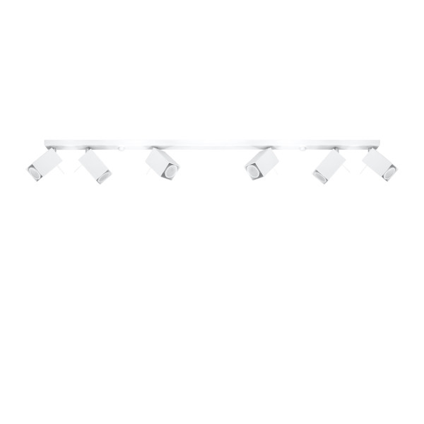 Reflektor sufitowy BRAVEA biały chromowany 6xGU10x40W IP20 Pure Lume 1037424