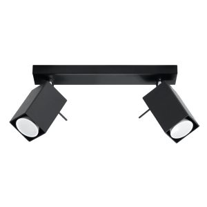 Reflektor sufitowy BRAVEA czarny-chromowany 2xGU10x40W IP20 Pure Lume 1037415 Reflektor sufitowy BRAVEA czarny-chromowany 2xGU10x40W IP20 Pure Lume 1037415
