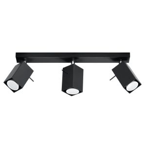 Reflektor sufitowy BRAVEA czarny-chromowany 3xGU10x40W IP20 Pure Lume 1037452 Reflektor sufitowy BRAVEA czarny-chromowany 3xGU10x40W IP20 Pure Lume 1037452