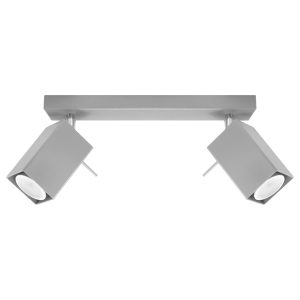 Reflektor sufitowy BRAVEA szaro-chromowany 2xGU10x40W IP20 Pure Lume 1037410 Reflektor sufitowy BRAVEA szaro-chromowany 2xGU10x40W IP20 Pure Lume 1037410