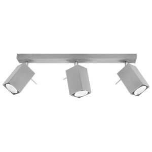 Reflektor sufitowy BRAVEA szaro-chromowany 3xGU10x40W IP20 Pure Lume 1037428 Reflektor sufitowy BRAVEA szaro-chromowany 3xGU10x40W IP20 Pure Lume 1037428