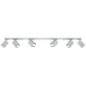 Reflektor sufitowy BRAVEA szaro-chromowany 6xGU10x40W IP20 Pure Lume 1037353 Reflektor sufitowy BRAVEA szaro-chromowany 6xGU10x40W IP20 Pure Lume 1037353