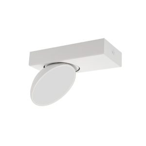 Reflektor sufitowy Castelio ruchomy biały LED 5W 4000 K 380lm IP20 Italux 1034252 Reflektor sufitowy Castelio ruchomy biały LED 5W 4000 K 380lm IP20 Italux 1034252