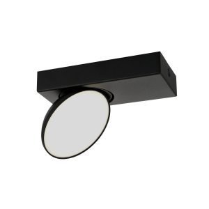 Reflektor sufitowy Castelio ruchomy czarny LED 5W 4000 K 380lm IP20 Italux 1034251 Reflektor sufitowy Castelio ruchomy czarny LED 5W 4000 K 380lm IP20 Italux 1034251
