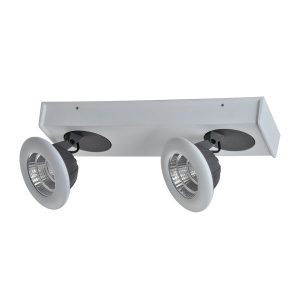 Reflektor sufitowy CATALINA biały LED 2x14W Ciepła biel 1320lm Italux 866265 Reflektor sufitowy CATALINA biały LED 2x14W Ciepła biel 1320lm Italux 866265