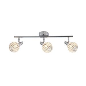 Reflektor sufitowy chromowany bezbarwny LOPEZ 3xG9x28W wym:13x61x8cm Italux 866739 Reflektor sufitowy chromowany bezbarwny LOPEZ 3xG9x28W wym:13x61x8cm Italux 866739