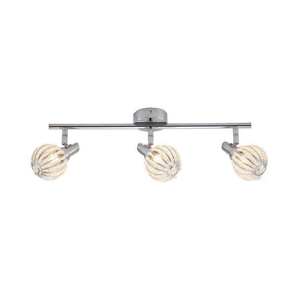 Reflektor sufitowy chromowany bezbarwny LOPEZ 3xG9x28W wym:13x61x8cm Italux 866739