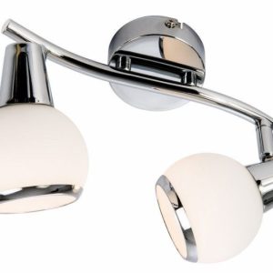 Reflektor sufitowy chromowany Loris 2xE14x40W wym:14x25x12cm Reality 865908 Reflektor sufitowy chromowany Loris 2xE14x40W wym:14x25x12cm Reality 865908