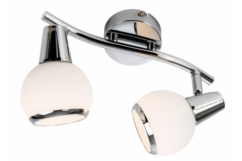 Reflektor sufitowy chromowany Loris 2xE14x40W wym:14x25x12cm Reality 865908