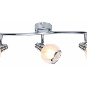 Reflektor sufitowy chromowany Megan 3xE14x40W wym:16x45x9cm Reality 866004 Reflektor sufitowy chromowany Megan 3xE14x40W wym:16x45x9cm Reality 866004