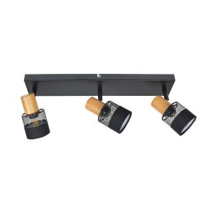 Reflektor sufitowy Coletta ruchomy czarny 3xE14x4W IP20 Italux 1039096 Reflektor sufitowy Coletta ruchomy czarny 3xE14x4W IP20 Italux 1039096